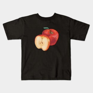 Bright Red Delicious Apple Kids T-Shirt